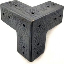 Antika Tarz Dekoratif Pirinç Köşe Gönye - 68X68 Mm, Oksit