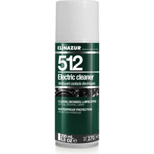 Clin Azur 512 - 200ML Elektrik Aksam Temizleyici - Elektronik Bağlantılarınız Için 30.000V Gücünde Koruma!