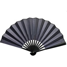 Plastik Kumaş Yelpaze 12'li Füme