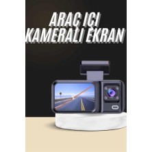 1080P Sürüş Kaydedici 2 Inç Araç Araba Ön Iç Arka Dvr IPS Ekran