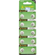 Tıanqıu Ag1 LR621/364 Alkalin 10'lu Düğme Pil