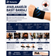Rotantix El Bilek Bandajı - Basit El Bilekliği +Parmak Ateli Parmak Sabitleme Ateli Kırık Parmak Ateli