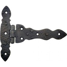 Antika Tarz Dekoratif Pirinç Kuyruklu Düğmeli Menteşe No2 - 138X167 Mm, Oksit