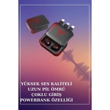 Ucuz Kaliteli Akıllı Saat ve Powerbank Bluetooth Kulaklık 5.1 Stereo Anc Özelliği