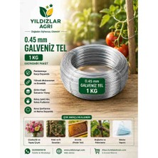 Bahçe ve Fide-Fidan Bağlama Teli 1Kg 0.45MM Galvenizli Yumuşak Tel - BHCALT