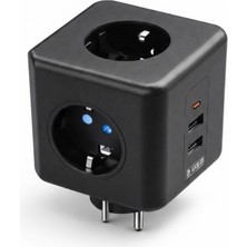 Akım Korumalı Priz Çoklu USB Girişli Güvenli Enerji Yönetimi