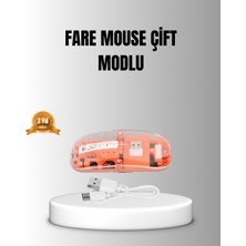 Çift Modlu Kablosuz Bluetooth 5.0 + 2.4ghz Mouse – 3 Cihaz Bağlantılı, Hızlı Geçiş Düğmeli