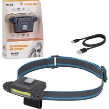 PS-1930 USB Şarjlı Cob LED Şapka Feneri