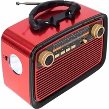 Nostaljik Radyo Bluetooth Bağlantılı Müzik Kutusu Ahşap