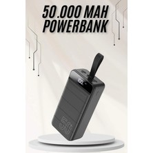A-Luxe Powerbank Çoklu Şarj Girişi 50.000 Mah Taşınabilir Dijital Göstergeli