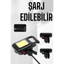 Kamp Işığı Çok Fonksiyonlu Taşınabilir Anahtarlık Kapak Açma Manyetik Özelliği