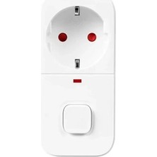 Isıya Duyarlı Devre ve Akım Korumalı Duvar Tekli Anahtarlı Priz Fiş 16A/250V 750