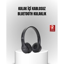 Bluetooth Kablosuz Kulaklık – Extra Bass, Tf Kart, Mikrofonlu, Ayarlanabilir Ergonomik Tasarım