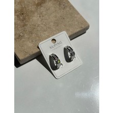 Silver Renk Taşlı Xuping Küpe
