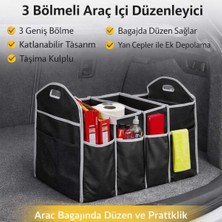 Empressco Asg 3 Bölmeli Taşıma Kulplu Katlanabilir Araç Içi Bagaj Düzenleyici - Fiyatı, Yorumları
