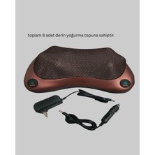 Ergonomik Derin Yoğurmalı Boyun Bel Sırt Masaj Cihazı Priz Çakmak Girişli
