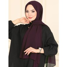 Asia Collection Düz Şifon Şal
