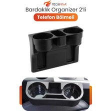 Empressco Megahawk Araç Koltuk Arası Bardaklık Organizer 2’li Gözlü Telefon Bölmeli Araç Içi Düzenleyici - Fiyatı, Yorumları