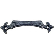 Defne Store Antika Tarz Dekoratif Pirinç Lale Mobilya Kulbu - 27X115 Mm, Oksit