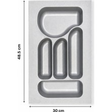 ESBH Tesay Premium Çekmece Içi Kaşıklık – 48,5 x 30 cm Düzenleyici Organizer