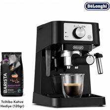 DeLonghi Sade Siyah Tezgah Üstü Espresso ve Cappuccino Makinesi, Kolay Temizlik, Yoğun Kahve Aroması ve Hafif Kompakt Yapı Kompakt Mutfaklarda Güçlü Performans ve Kolay Temizlik Avantajıyla
