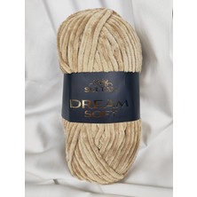 Sultan Dream Soft Kadife Açık Bej El Örgü Ipi 100GR. 120MT.(1 Adet) - Renk: 932