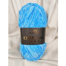 Sultan Dream Soft Kadife Turkuaz El Örgü Ipi 100GR. 120MT.(1 Adet) - Renk: 929