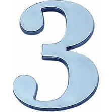 Cemax Villa Boy 3 Rakamı 8,5 cm Yapışkanlı
