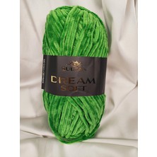Sultan Dream Soft Kadife Benetton Yeşili El Örgü Ipi 100GR. 120MT.(1 Adet) - Renk: 954