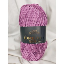 Sultan Dream Soft Kadife Açık Mürdüm El Örgü Ipi 100GR. 120MT.(1 Adet) - Renk: 956