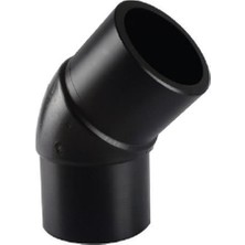 Nil Avm Tega Hdpe Spigot Açık Dirsek 125 mm 45 Derece