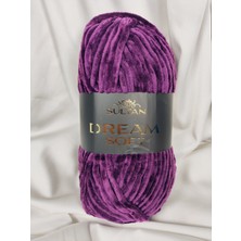 Sultan Dream Soft Kadife Mürdüm El Örgü Ipi 100GR. 120MT.(1 Adet) - Renk: 939