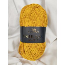 Sultan Dream Soft Kadife Hardal El Örgü Ipi 100GR. 120MT.(1 Adet) - Renk: 943