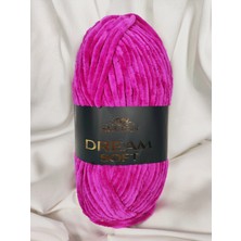 Sultan Dream Soft Kadife Fuşya El Örgü Ipi 100GR. 120MT.(1 Adet) - Renk: 918