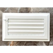 ESBH Ubm 30X50 Yapışkanlı Havalandırma Menfezi – Banyo Wc Duvar Tipi Plastik Menfez Kapak (Yatay)