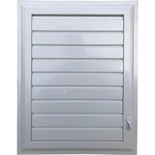 ESBH Ubm 30X50 Yapışkanlı Havalandırma Menfezi – Banyo Wc Duvar Tipi Plastik Menfez Kapak (Dikey)