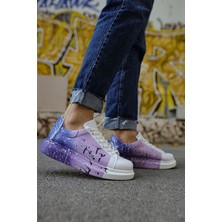 Nil Avm CH254 - Cbt Pittura Erkek Ayakkabı 447 Beyaz / Mor
