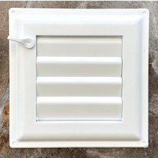 ESBH Ubm 28X28 Yapışkanlı Banyo Wc Duvar Tipi Plastik Havalandırma Menfez Kapak1 Adet