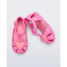 Mini Melissa Hip Heart Ballerina Babet Sandalet 37783-PEMBE