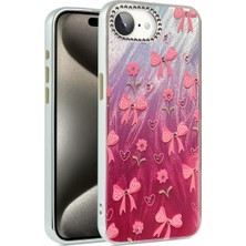Bezos iPhone 16E Kılıf Blade Aynalı Desenli Kapak - Desen 3