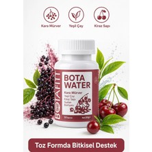 Botawater Suya Karıştırılan Bitkisel Toz – Kara Mürver, Yeşil Çay, Kiraz Sapı, Sudan Bamyası, Mate Yaprağı Ekstreli