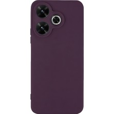 Bezos Redmi 13 4g Kılıf First Silikon - Mürdüm