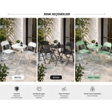 A&B Katlanabilir Bistro Masa ve 2 Sandalye Seti