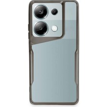 Bezos Redmi Note 13 Pro 4g Kılıf Boyi Silikon Kapak - Titan Gri