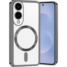 Bezos Galaxy S25 Edge Kross Magneticsafe Kapak - Titan Gri