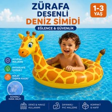 Empressco Renkli Zürafa Figürlü Çocuk Deniz Simidi, Eğlenceli ve Güvenli Kullanım
