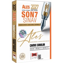 Yargı Yayınevi 2027 Ales Sayısal-Sözel Yetenek Son 7 Sınav Tamamı Çözümlü Çıkmış Sorular