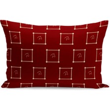 Bertille Home Klasik At Serisi Çift Tarafı Dijital Baskılı Kırlent Kılıfı (Horse)