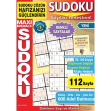 Maxi Yayıncılık Maxi Sudoku Bulmaca 24