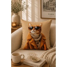 Bertille Home Pop Art Serisi Çift Tarafı Dijital Baskılı Kırlent Kılıfı